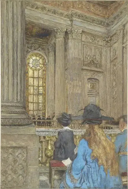 La Chapelle du château de Versailles - Édouard Vuillard image 1 reproduction de peinture à l’huile