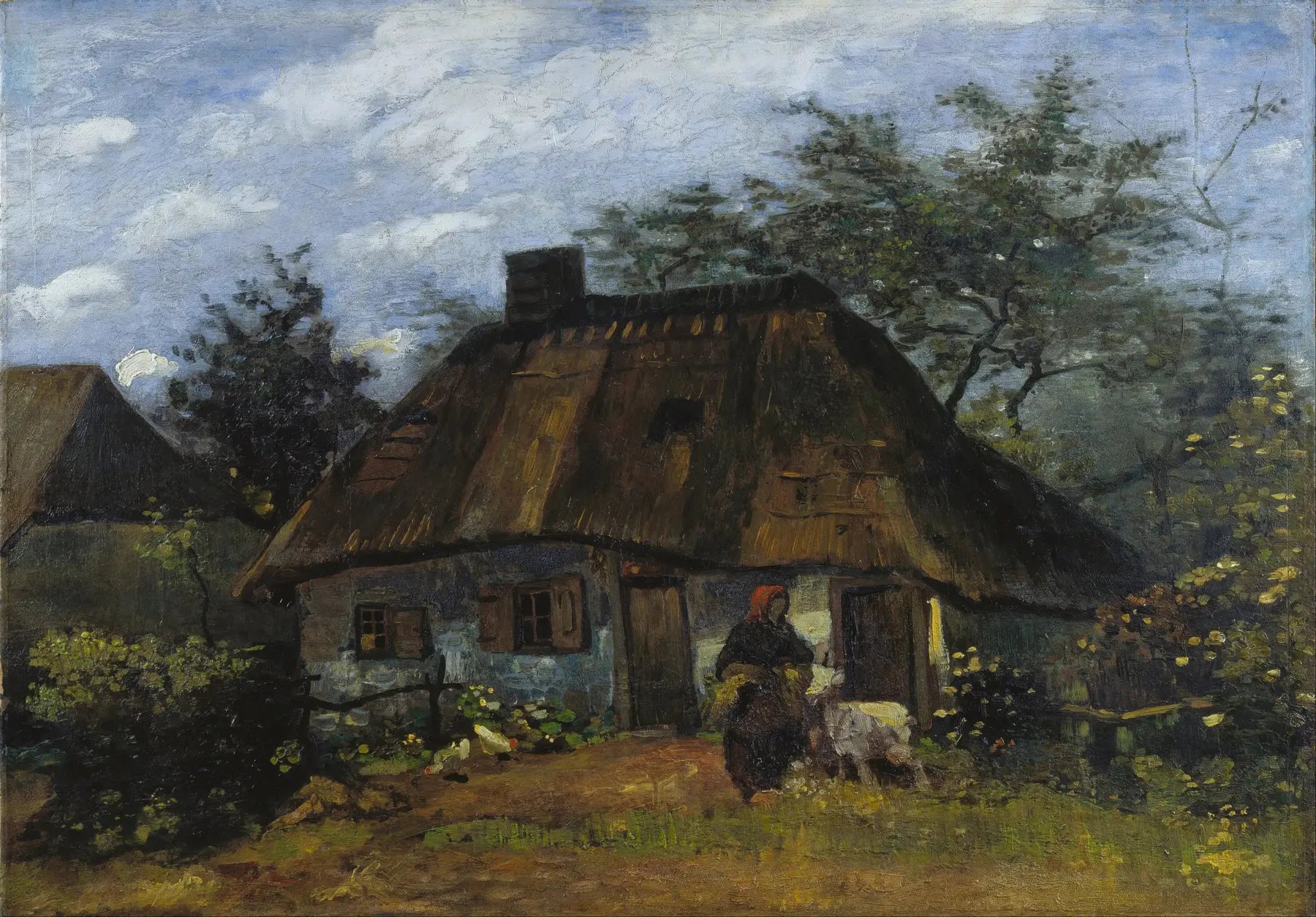 La Chaumière - Vincent van Gogh image 1 reproduction artisanale de tableau