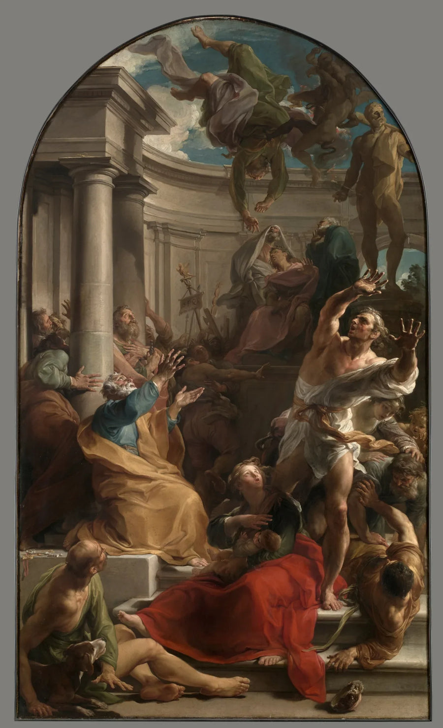 การตกของซิโมน นักเวทย์ - Pompeo Batoni