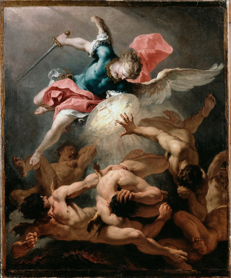 การร่วงหล่นของเทพเทวาที่กบฏ - Sebastiano Ricci