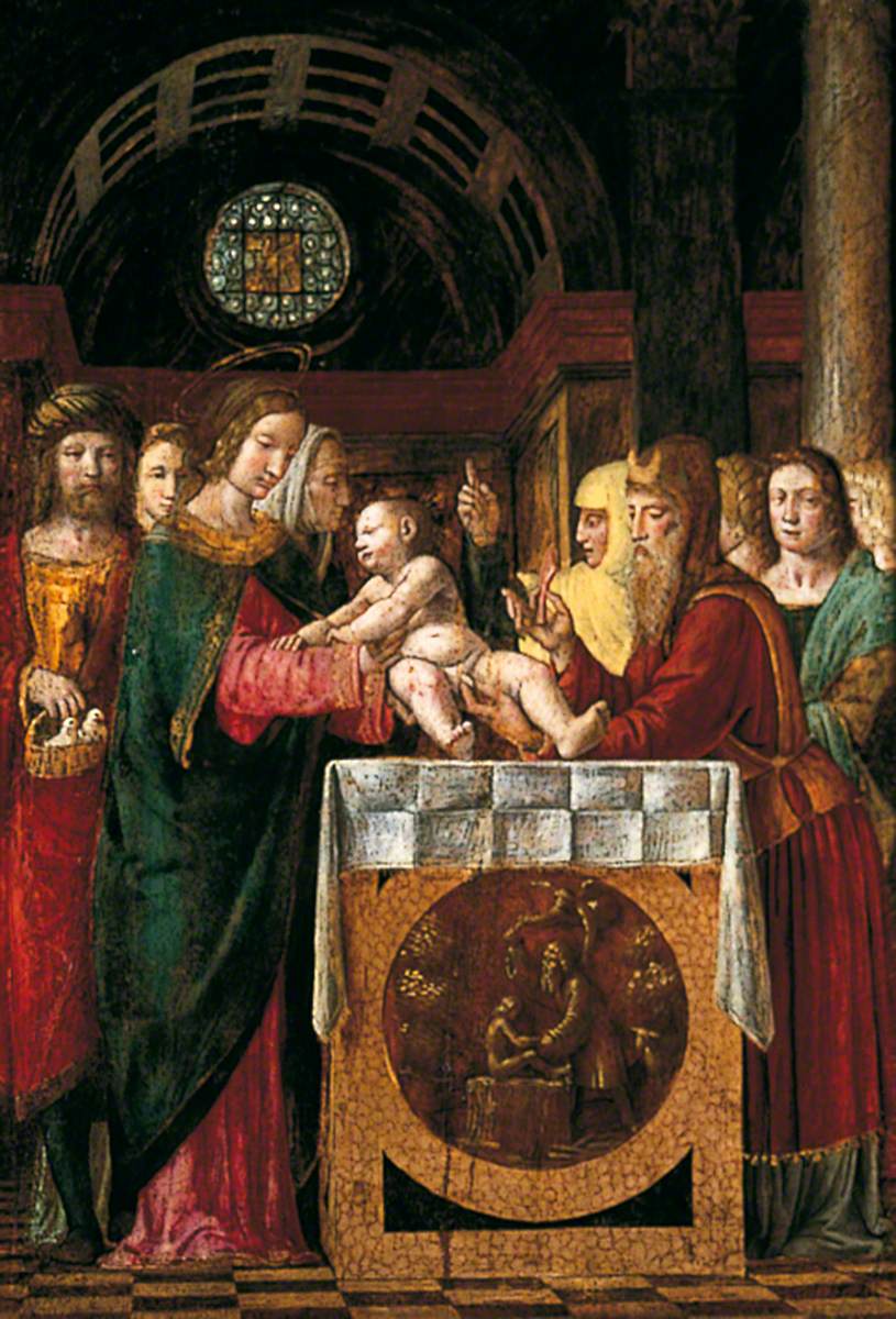 การผ่าตัดหนังหุ้มปลายของพระคริสต์ - Bernardino Luini