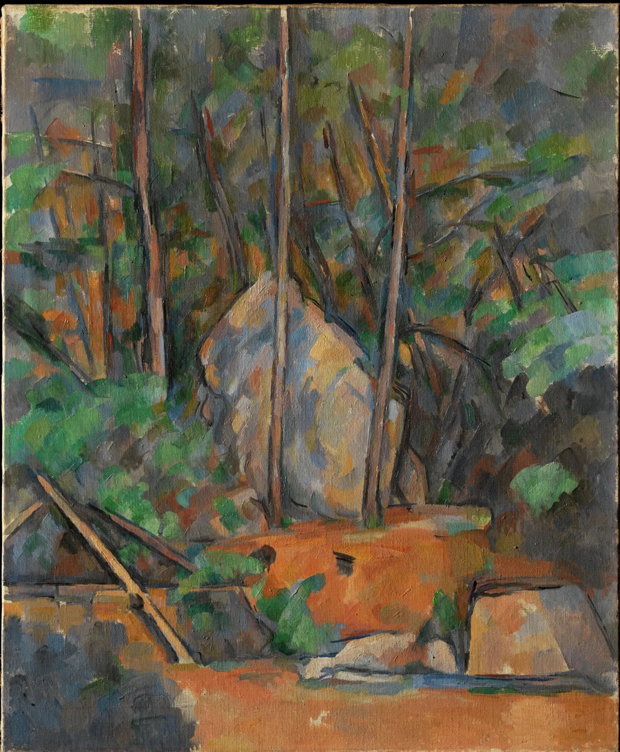 ถังเก็บน้ำในสวนของปราสาทนัวร์ - Paul Cézanne