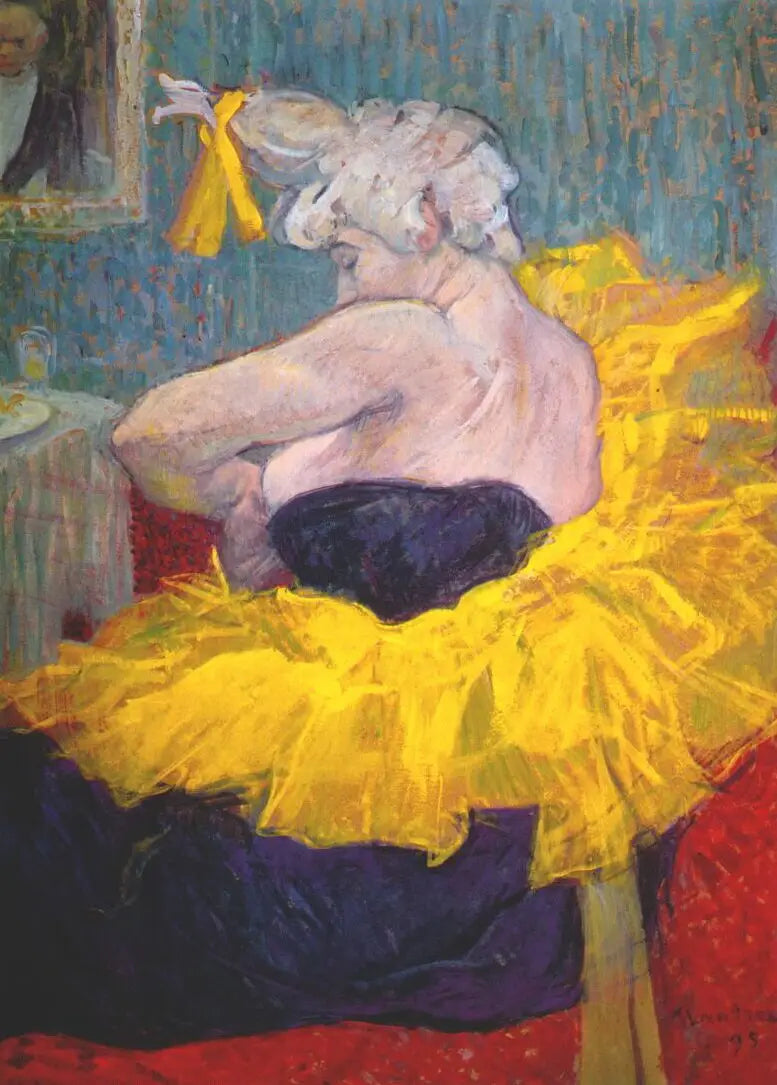 ตัวตลกหญิง Cha-U-Kao - Henri de Toulouse-Lautrec