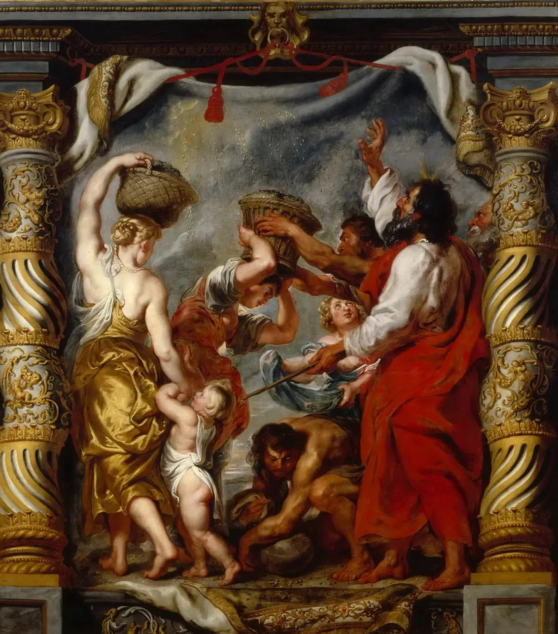 La collecte de la manne - Peter Paul Rubens image 1 reproduction d’œuvre d’art à l’huile