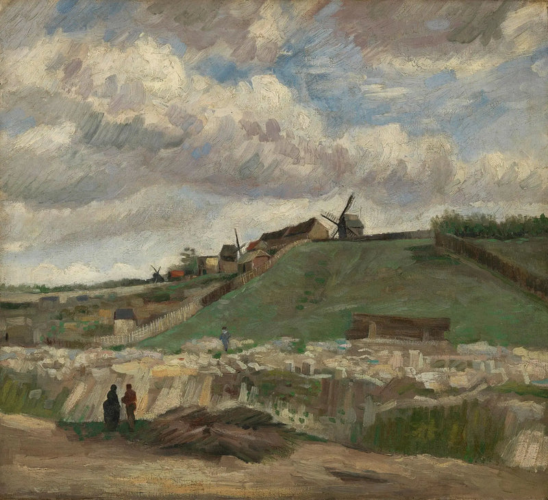 เนินเขามงมาร์ตร์กับเหมืองหิน - Vincent van Gogh