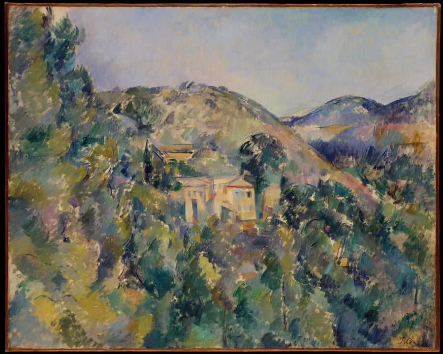 เนินเขาของคนยากจนใกล้ปราสาทนัวร์ พร้อมวิวเซนต์โจเซฟ - Paul Cézanne