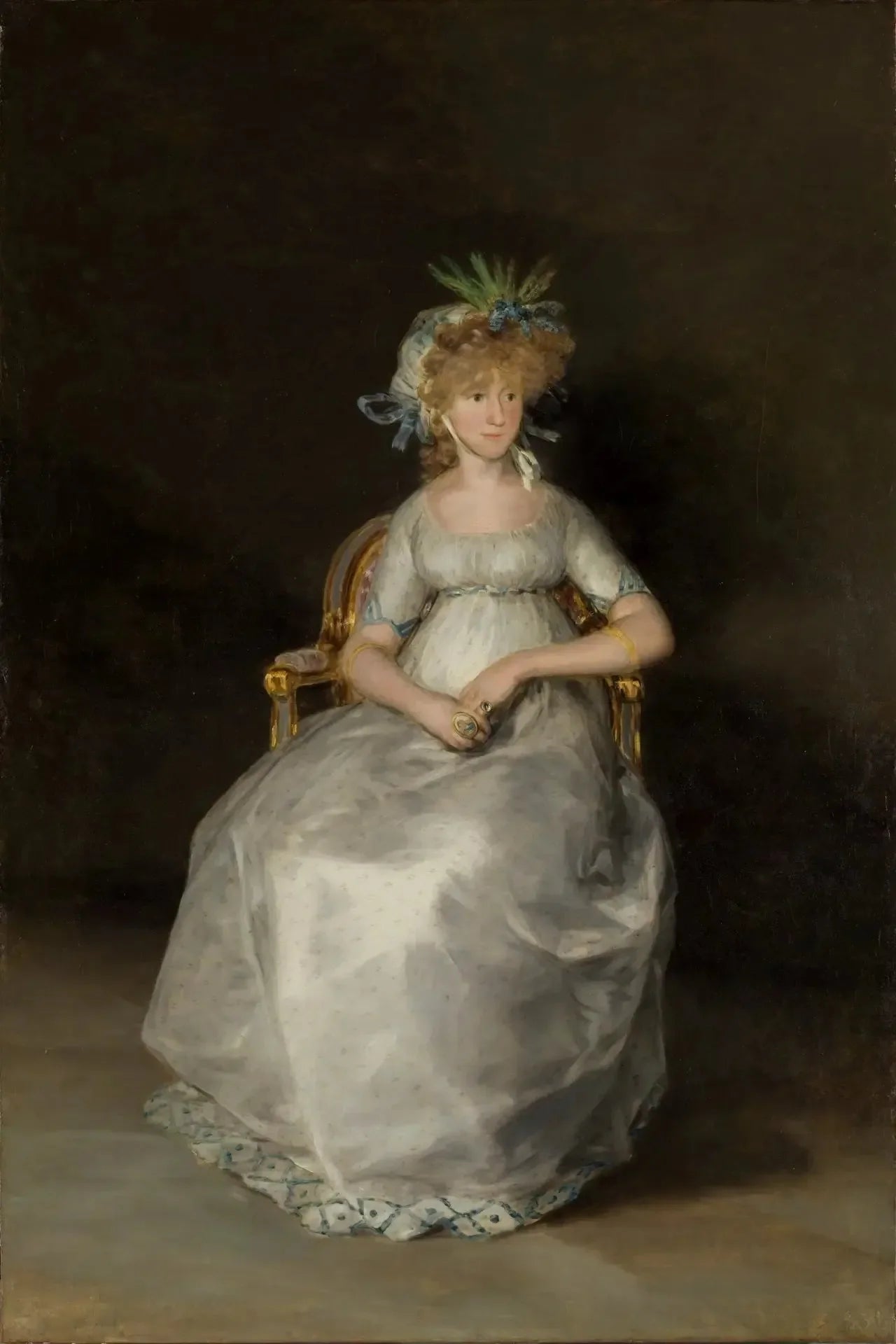 La Comtesse de Chinchón - Francisco de Goya image 1 copie peinte à la main à l’huile
