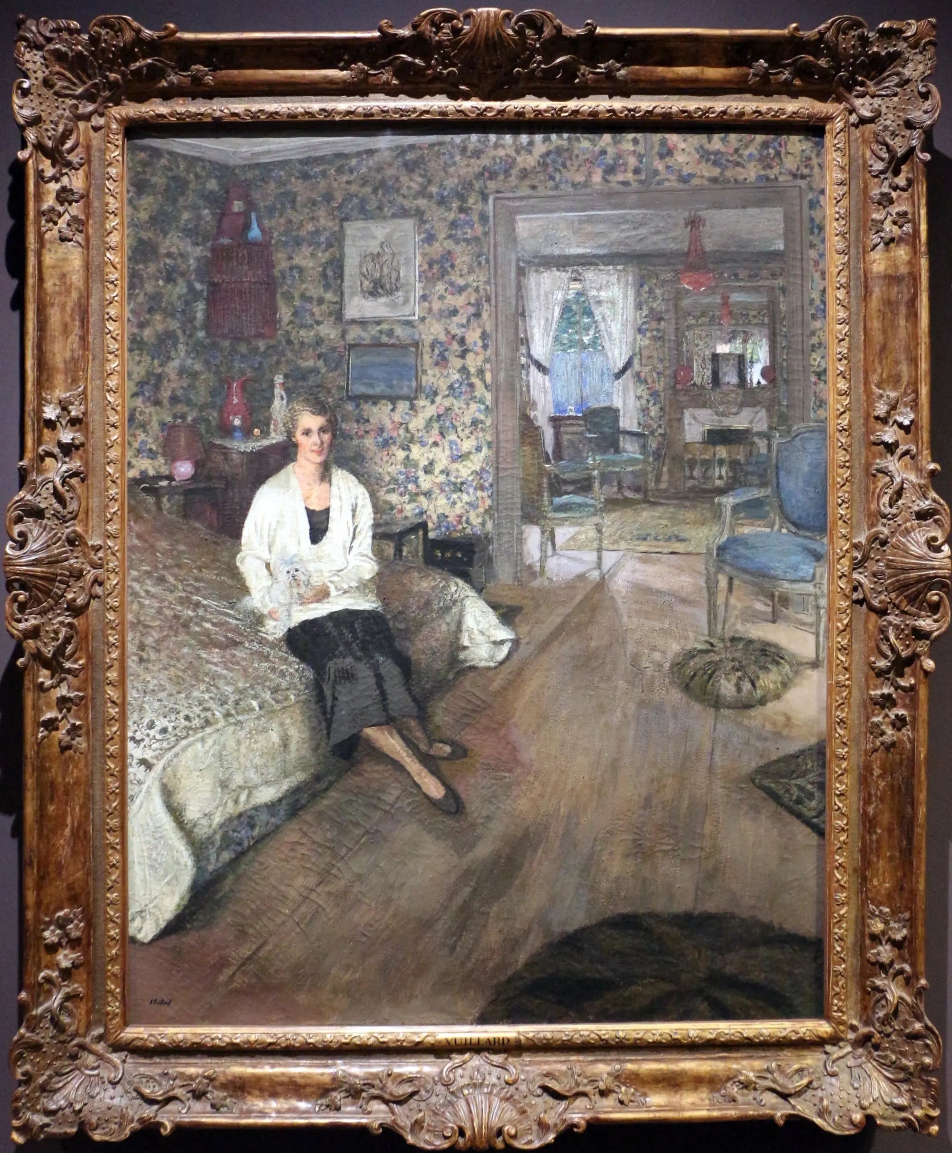 La Comtesse Marie-Blanche de Polignac - Édouard Vuillard image 1 reproduction de peinture à l’huile