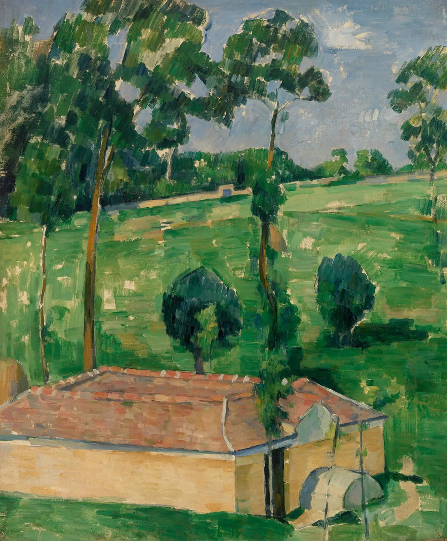 การไหลของน้ำ - Paul Cézanne
