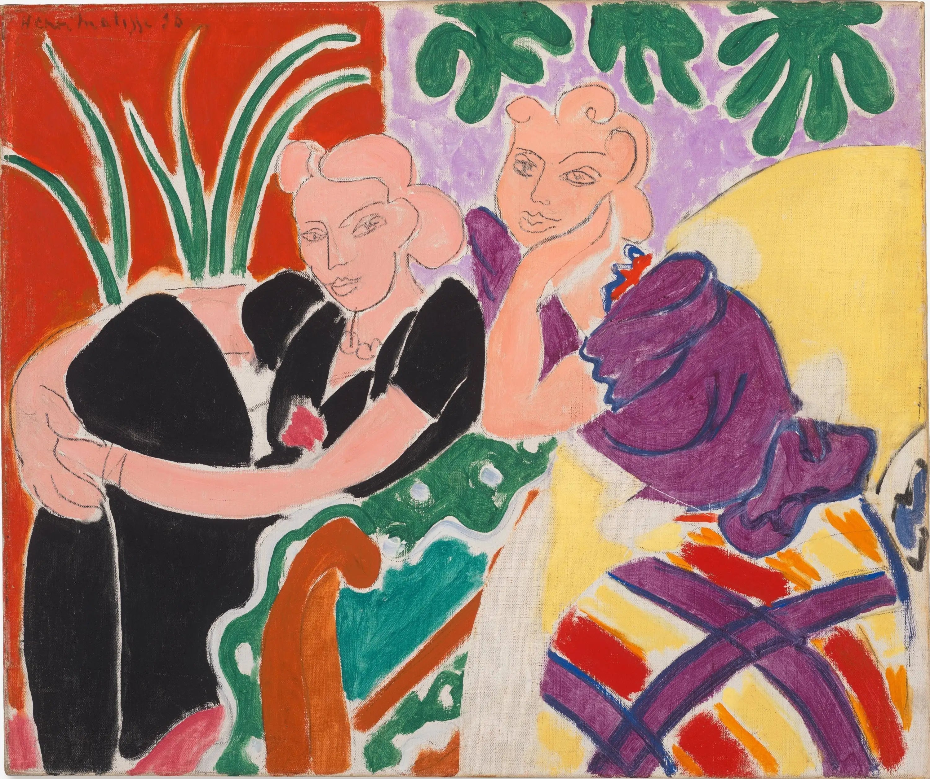 La Conversation - Henri Matisse image 1 reproduction d’œuvre d’art à l’huile