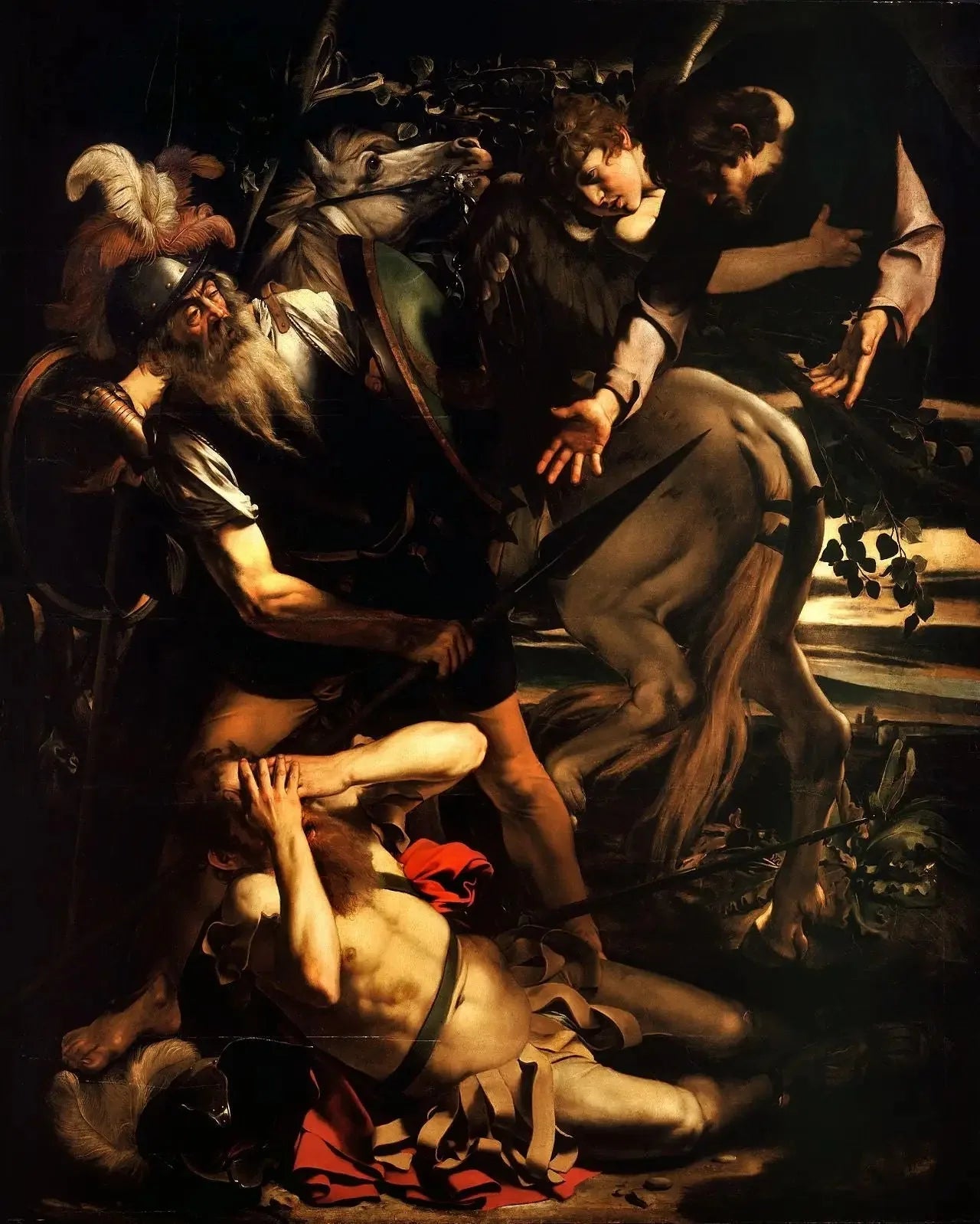 La Conversion de saint Paul - Le Caravage image 1 reproduction d’œuvre d’art à l’huile