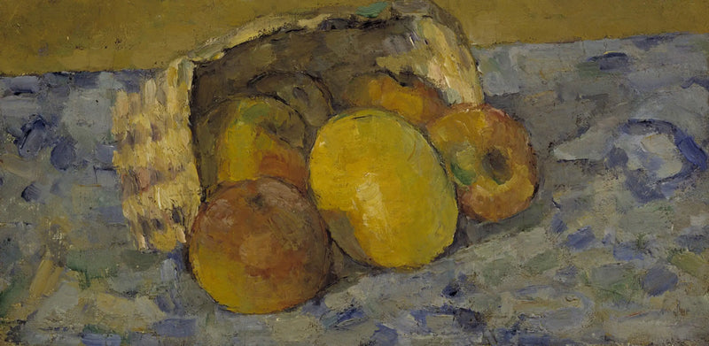 ตะกร้าผลไม้ที่คว่ำ - Paul Cézanne