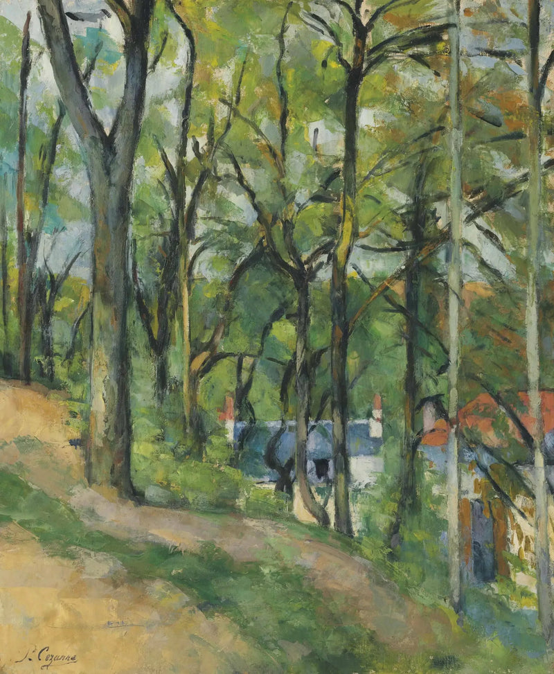 ชายฝั่งเซนต์-เดนิสที่ปงตูส - Paul Cézanne