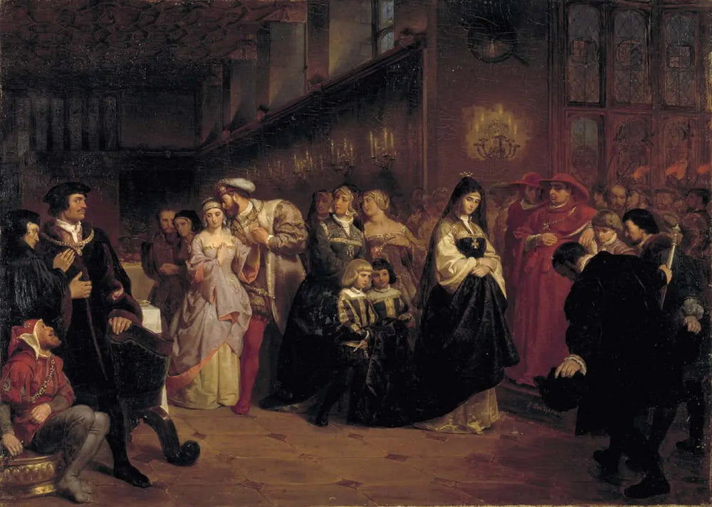 La cour d’Anne Boleyn - Emanuel Leutze - Alpha Reproduction