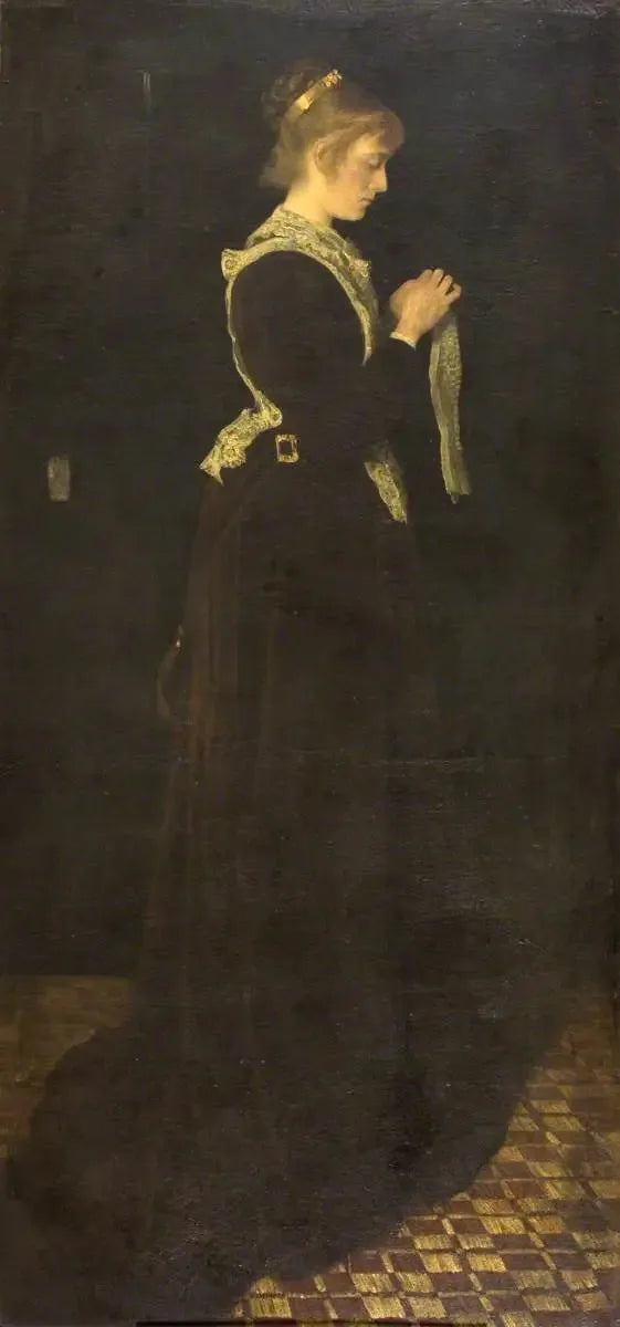 La couturière - James Abbott McNeill Whistler image 1 tableau peint à l’huile sur toile