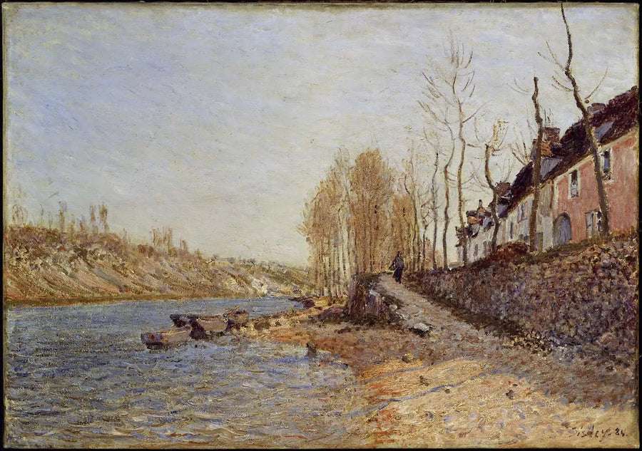 La Croix-Blanche ที่ Saint-Mammès - Alfred Sisley