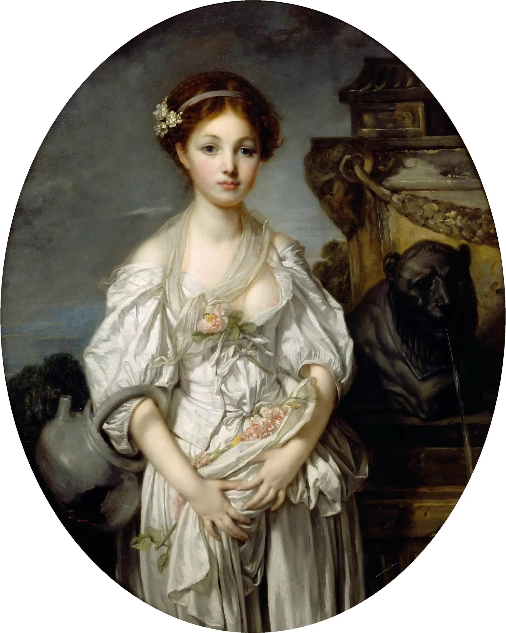 La Cruche cassée - Jean-Baptiste Greuze image 1 reproduction de peinture à l’huile