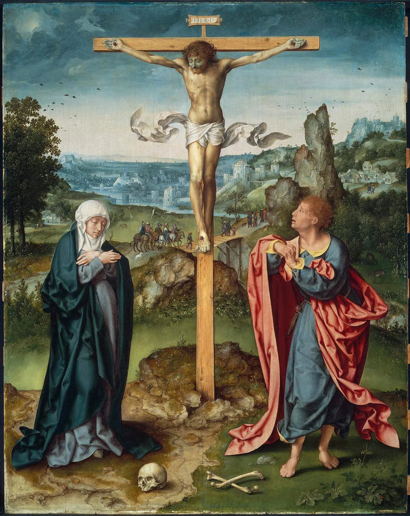 การตรึงกางเขน - Joos van Cleve