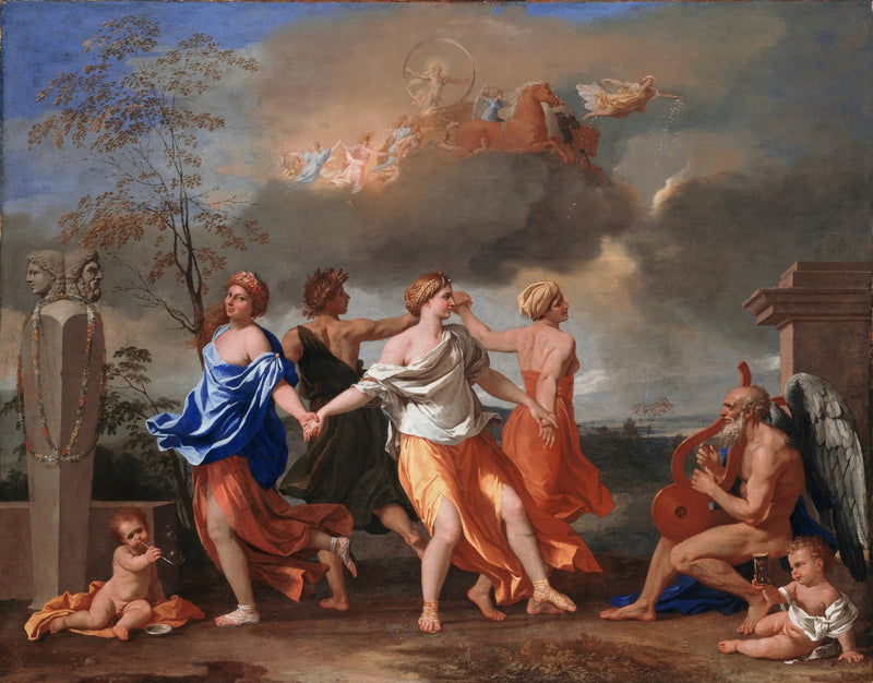 การเต้นรำของชีวิตมนุษย์ - Nicolas Poussin