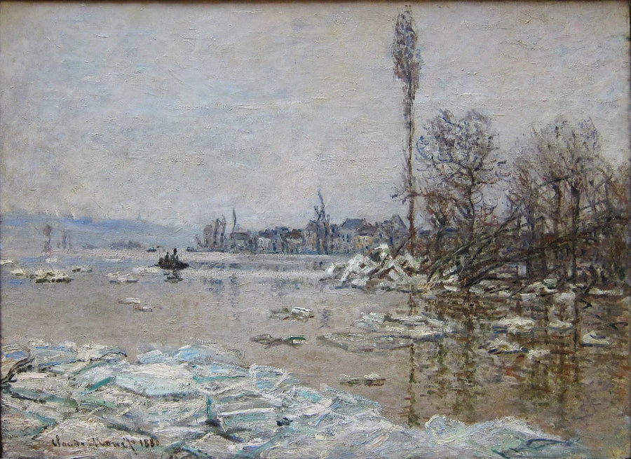ความพินาศที่เวเทอุยล์ พร้อมวิวลาวาคูร์ - Claude Monet