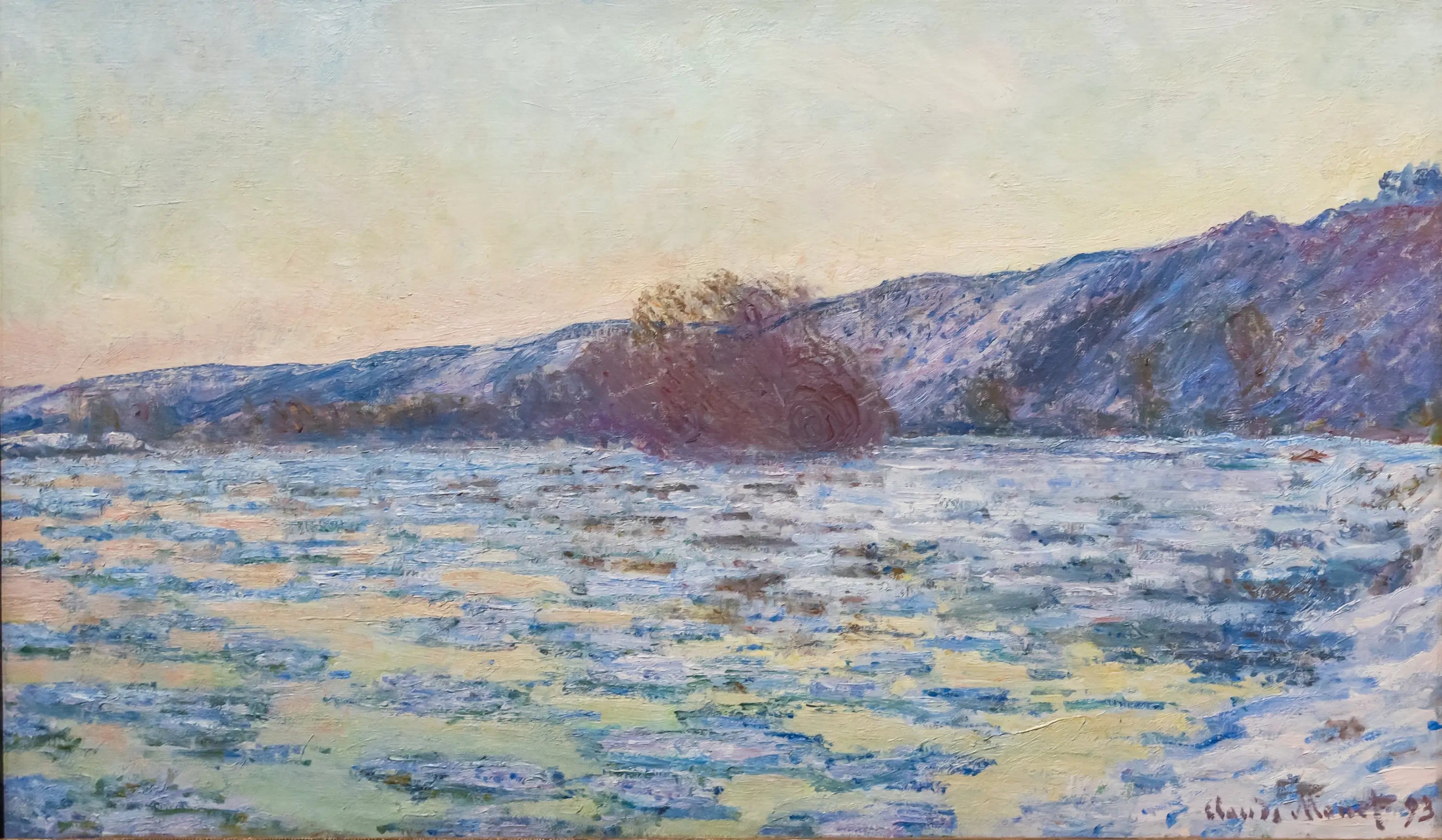 Reproduction du tableau « La Débâcle de la Seine - Claude Monet » par Alpha Reproduction en peinture à l’huile