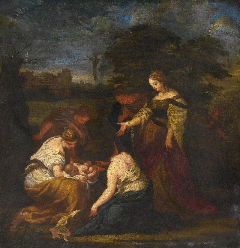 การค้นพบโมเสสในกล้วยไม้ - Pietro da Cortona
