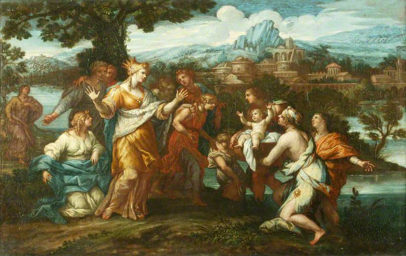 การค้นพบโมเสส - Pietro da Cortona
