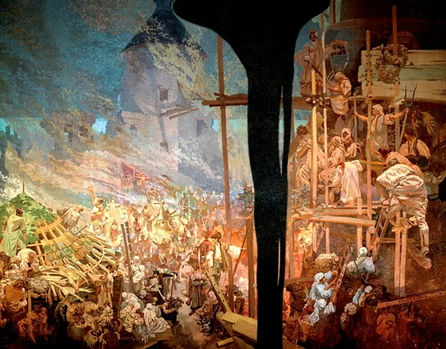การป้องกันของ Szigetvár - Alphonse Mucha