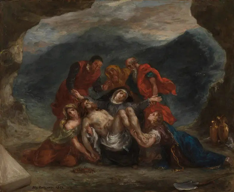 La Déploration du Christ - Eugène Delacroix