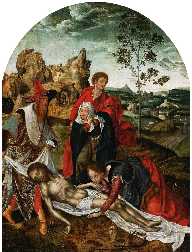 การไว้อาลัยของพระคริสต์ - Joos van Cleve