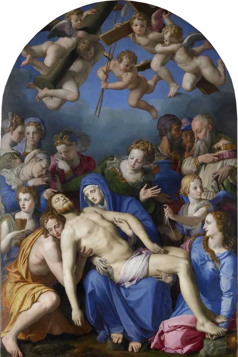 การไว้อาลัยต่อพระคริสต์ที่สิ้นพระชนม์ - Bronzino