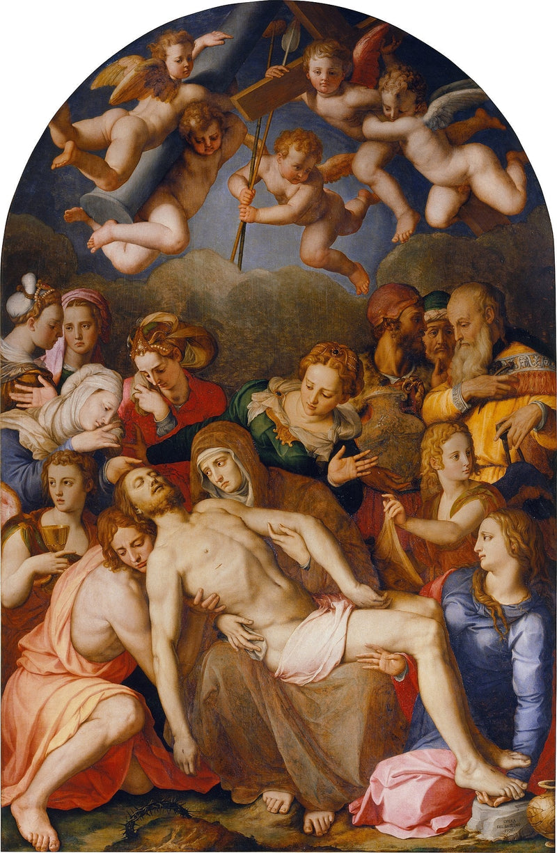 การวางพระเยซูคริสต์ - Bronzino