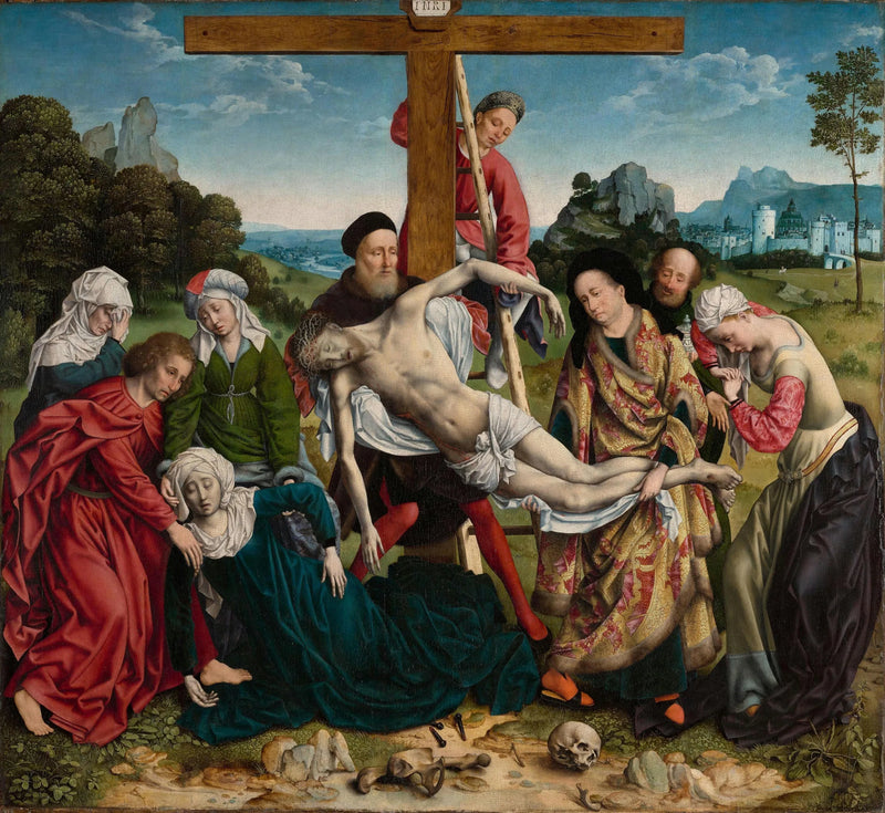 การลงจากไม้กางเขน - Joos van Cleve