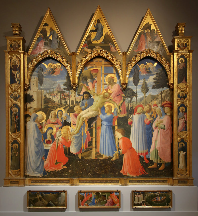 ภาพวาดการลงโครงคริสต์ - Lorenzo Monaco