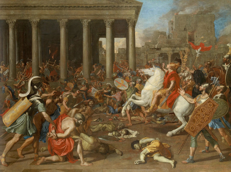 การทำลายวิหารเยรูซาเล็ม - Nicolas Poussin