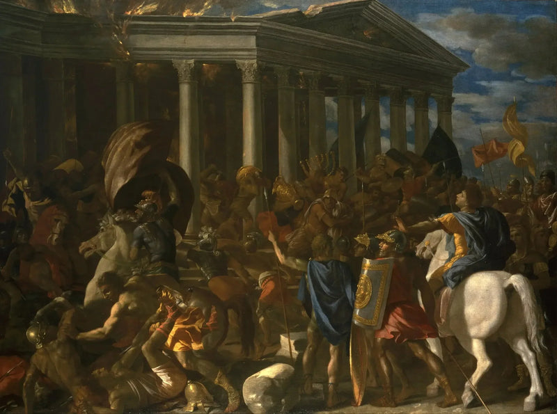 การทำลายวิหารเยรูซาเล็ม - Nicolas Poussin