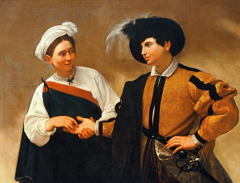 La Diseuse de bonne aventure - Le Caravage image 1 reproduction d’œuvre d’art à l’huile
