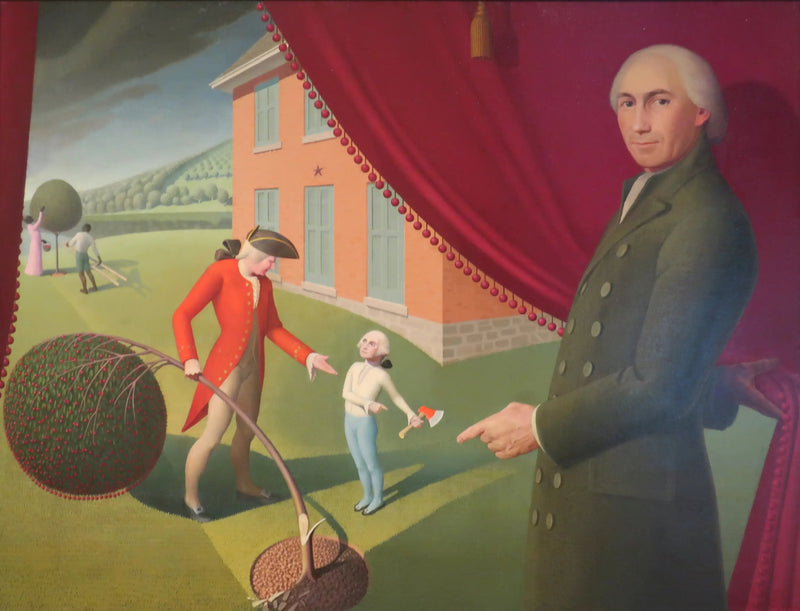 เทพนิยายของ Parson Weems - Grant Wood