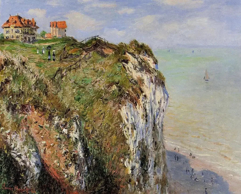หน้าผาที่ดีปป์ - Claude Monet