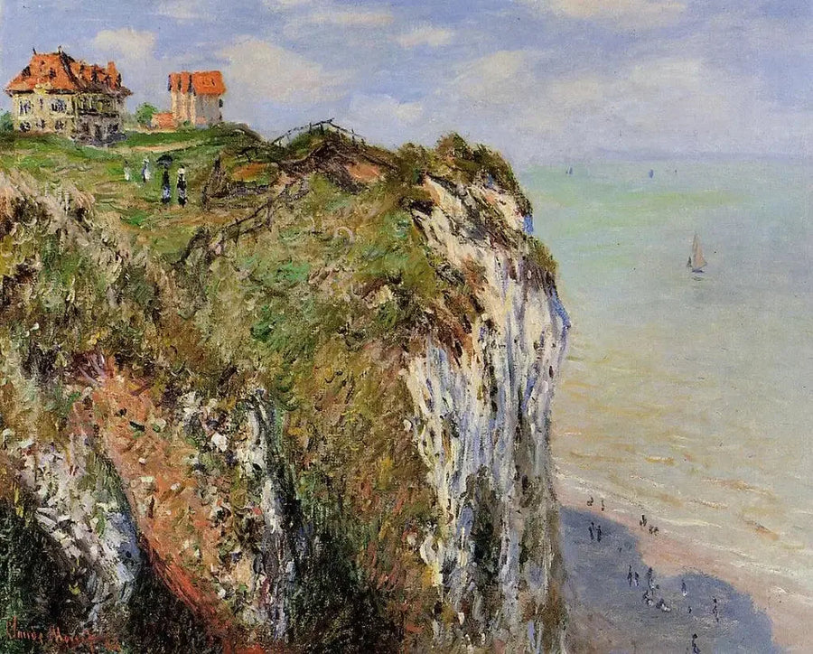 หน้าผาที่ดีปป์ - Claude Monet