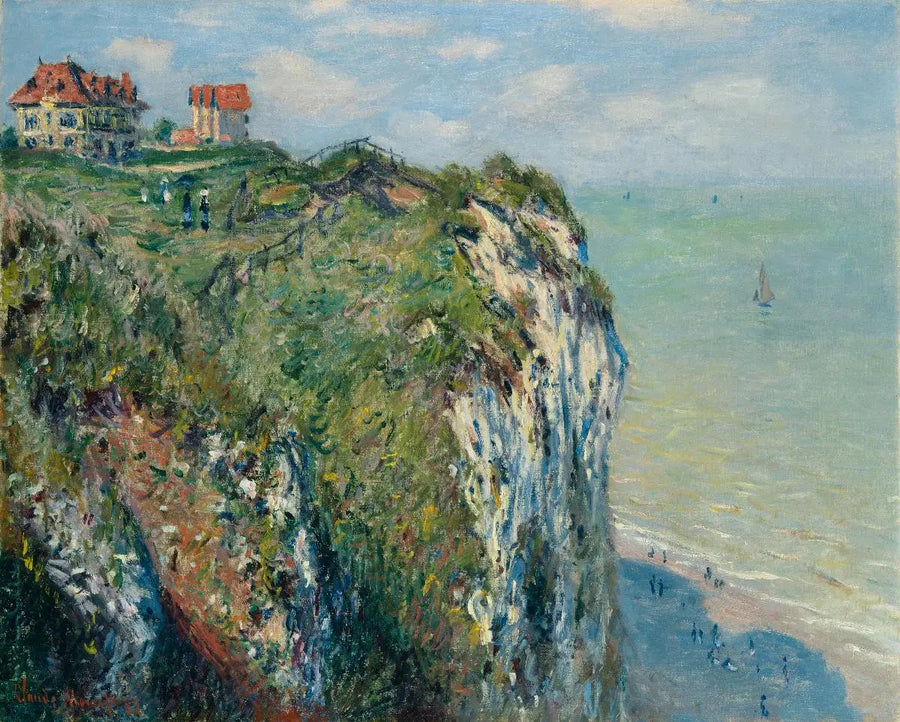หน้าผาที่ดีปป์ - Claude Monet