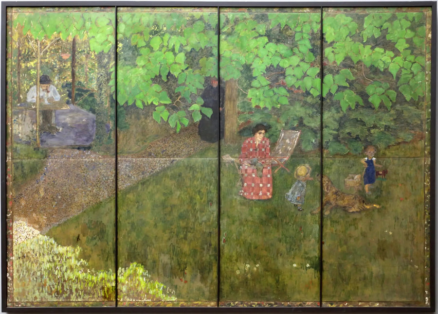 ครอบครัวของ Claude Terrasse ในสวน - Pierre Bonnard