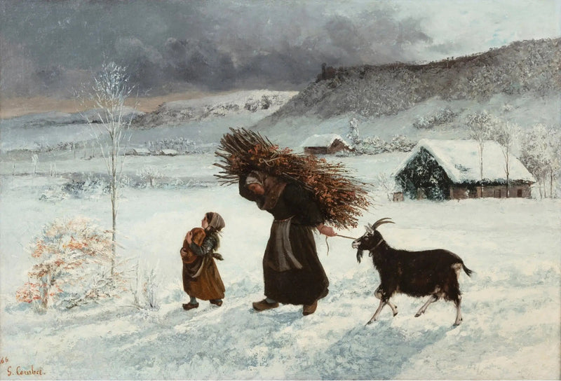 ผู้หญิงกับแพะ หรือ La Fagotière - Gustave Courbet
