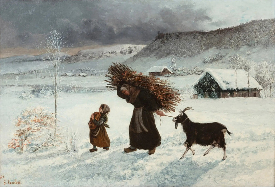 ผู้หญิงกับแพะ หรือ La Fagotière - Gustave Courbet