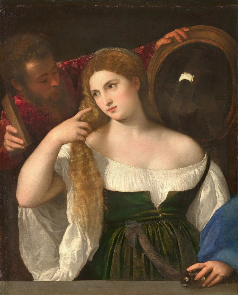 ผู้หญิงกับกระจก - Titian