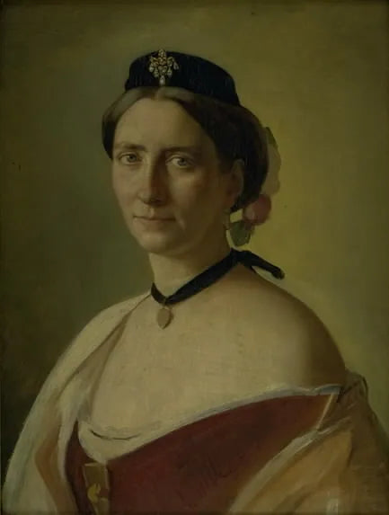 ภรรยาของศิลปิน Alma Bloch เกิด Trepka - Carl Heinrich Bloch