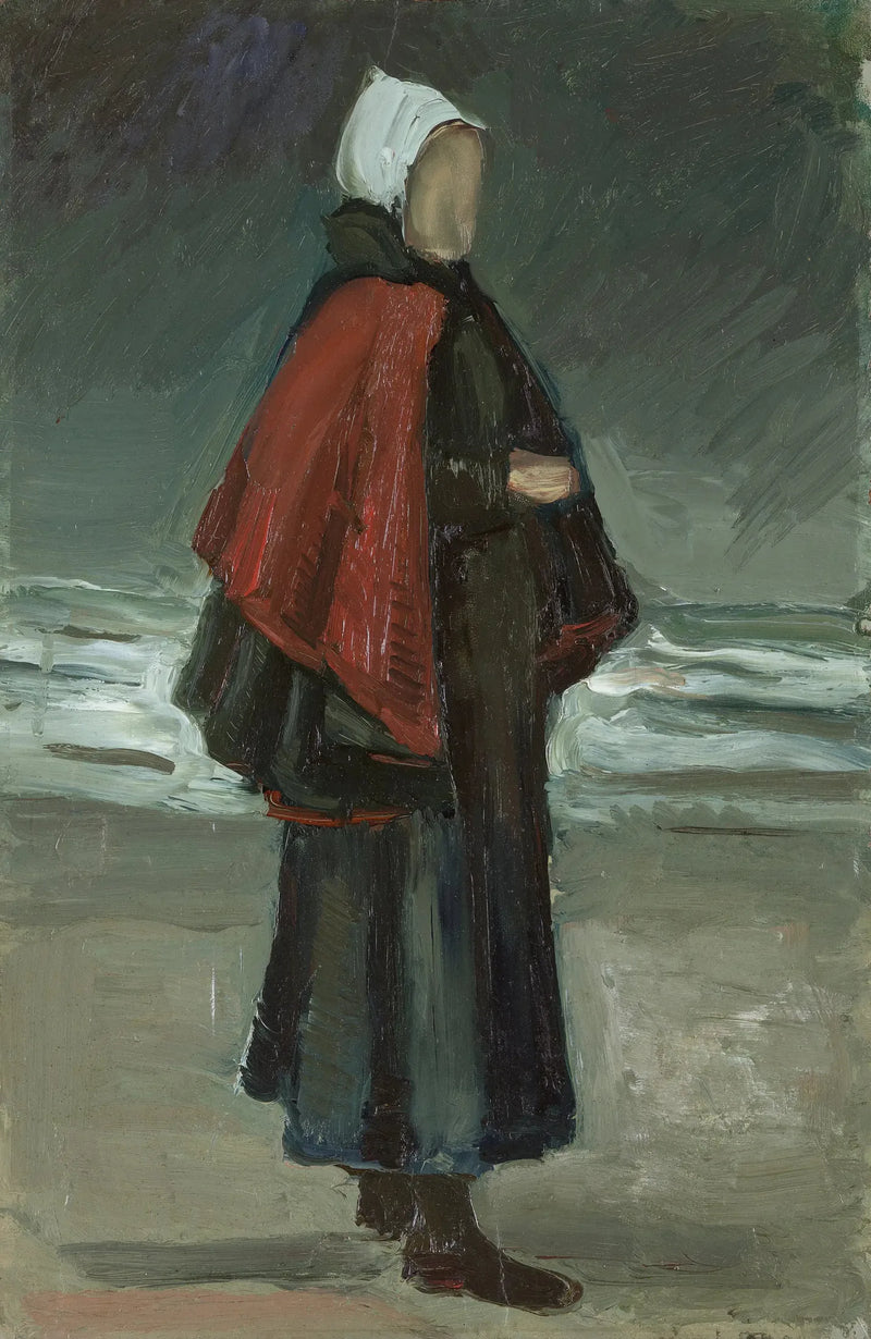 ภรรยาของชาวประมงบนชายหาด - Vincent van Gogh