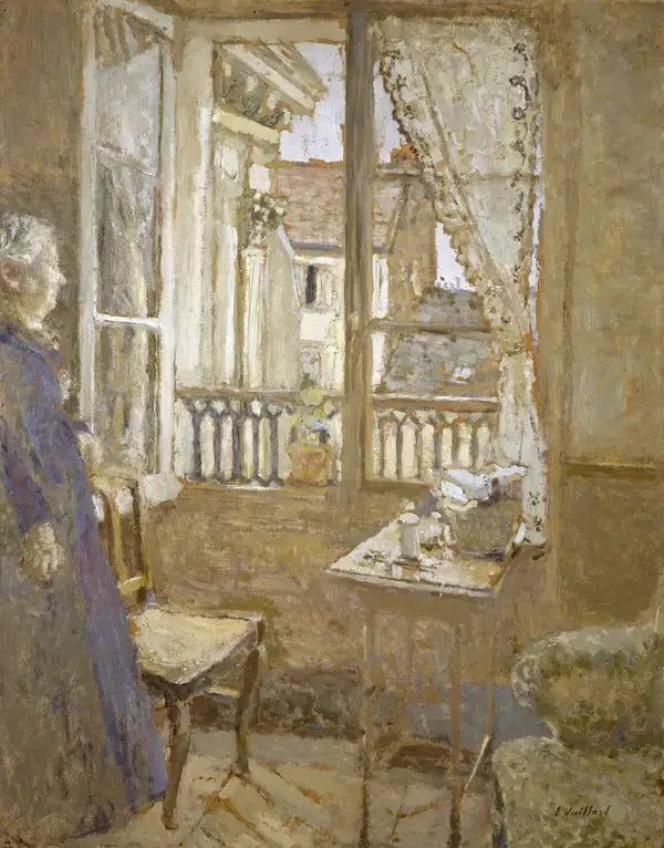 หน้าต่างที่เปิดอยู่ - Édouard Vuillard