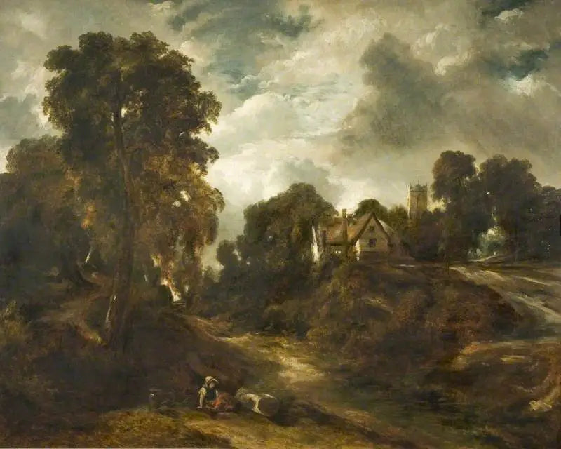 La ferme Glebe - John Constable image 1 reproduction d’œuvre d’art à l’huile