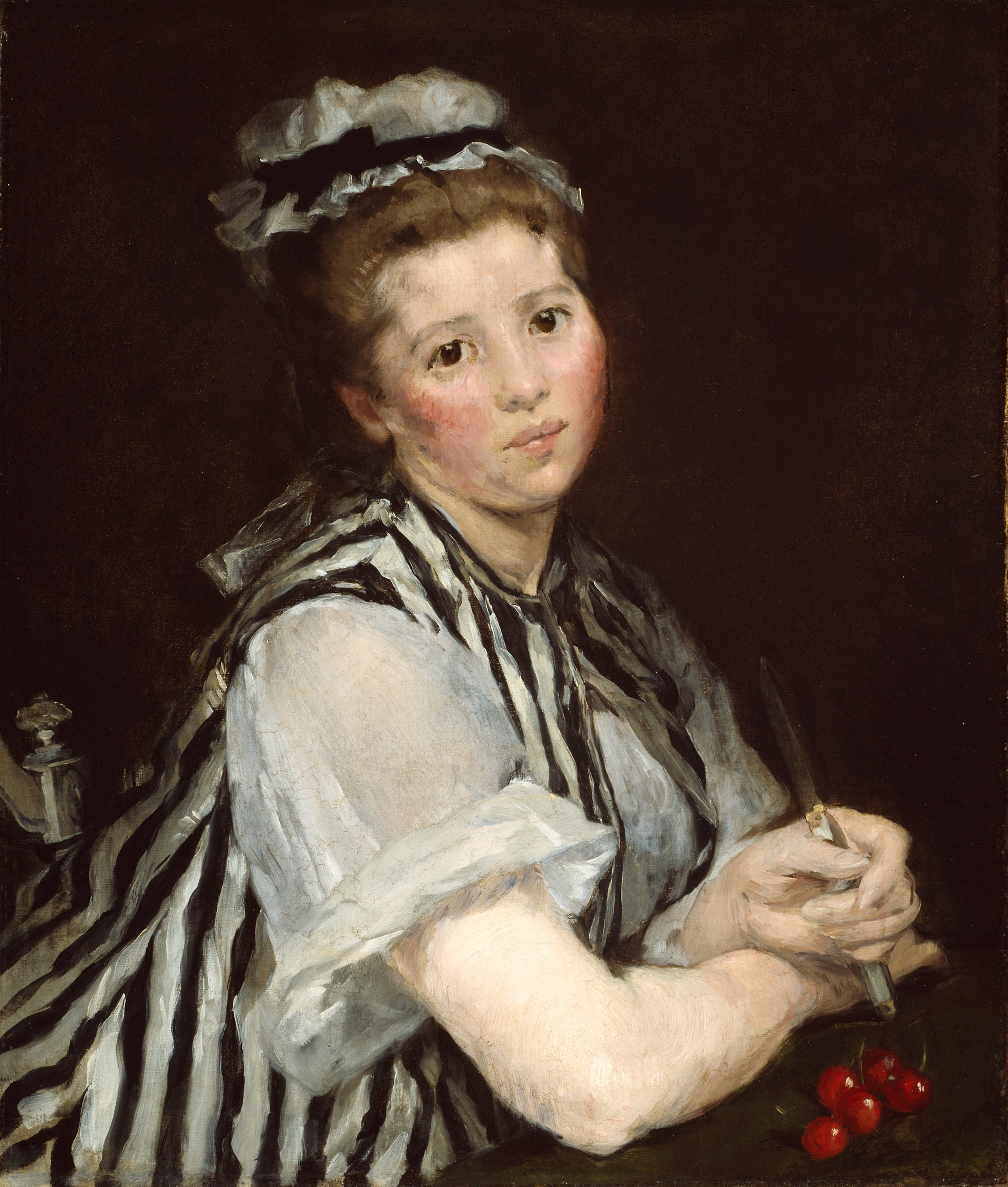 La Fille aux cerises - Eva Gonzalès - Alpha Reproduction
